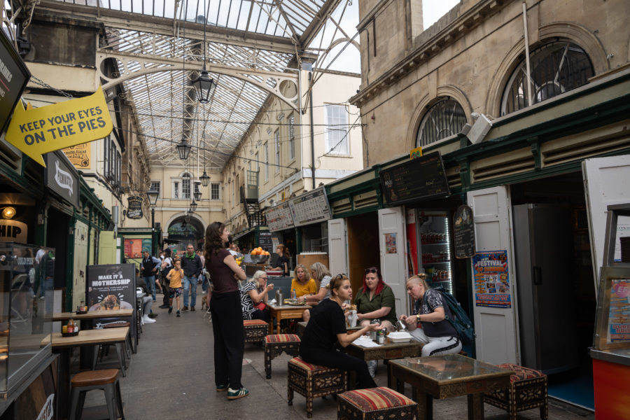 Visite du St Nicholas food market à Bristol