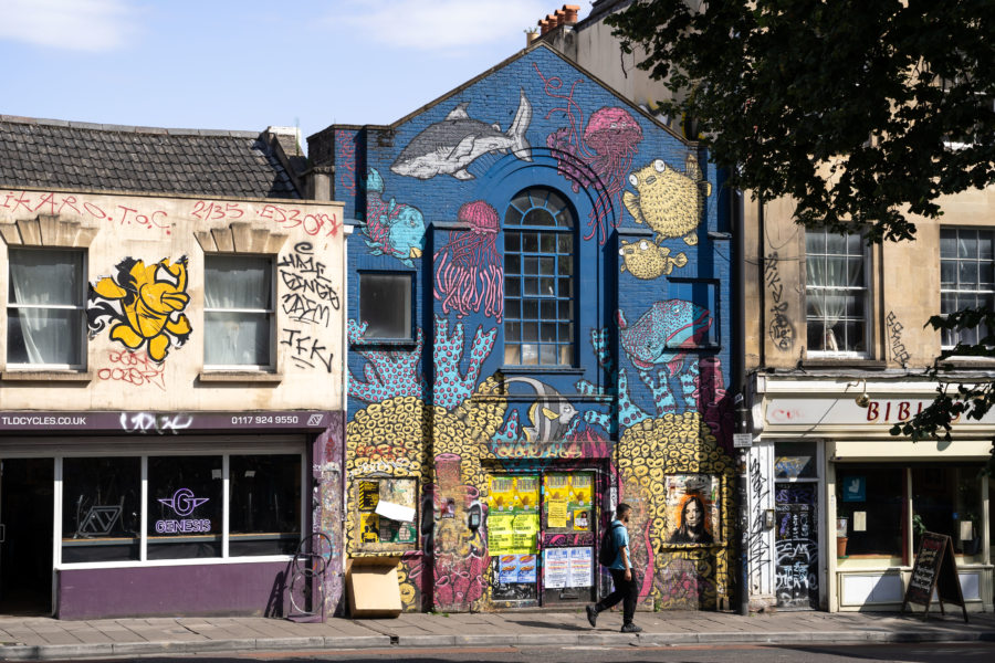 Visite du quartier de Stokes croft à Bristol