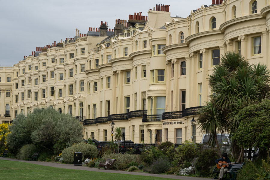 Brunswick square, architecture de Brighton