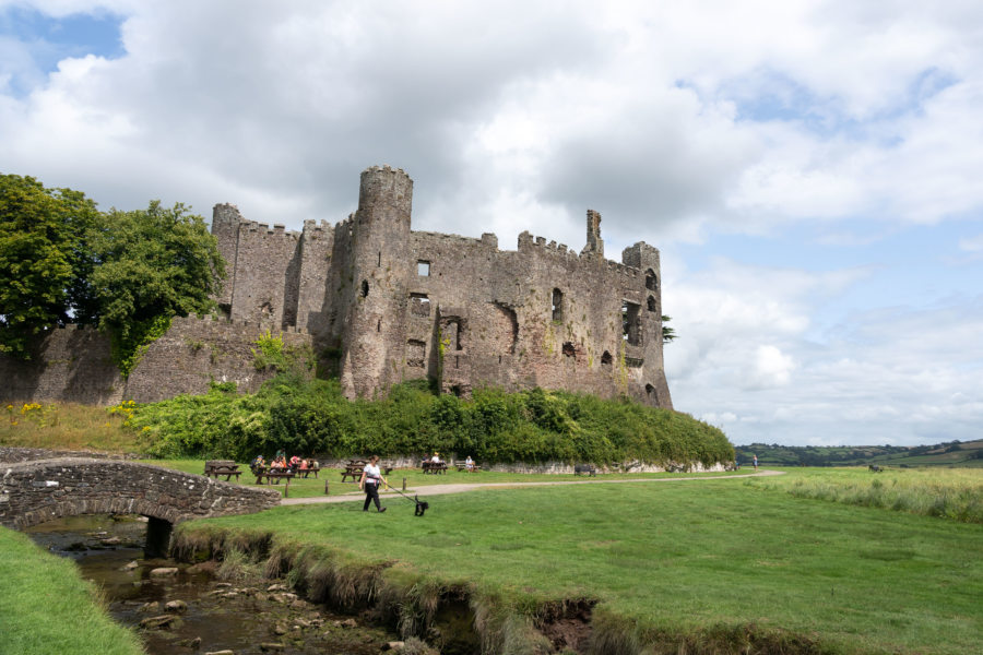 Château de Laugharne au Pays de Galles