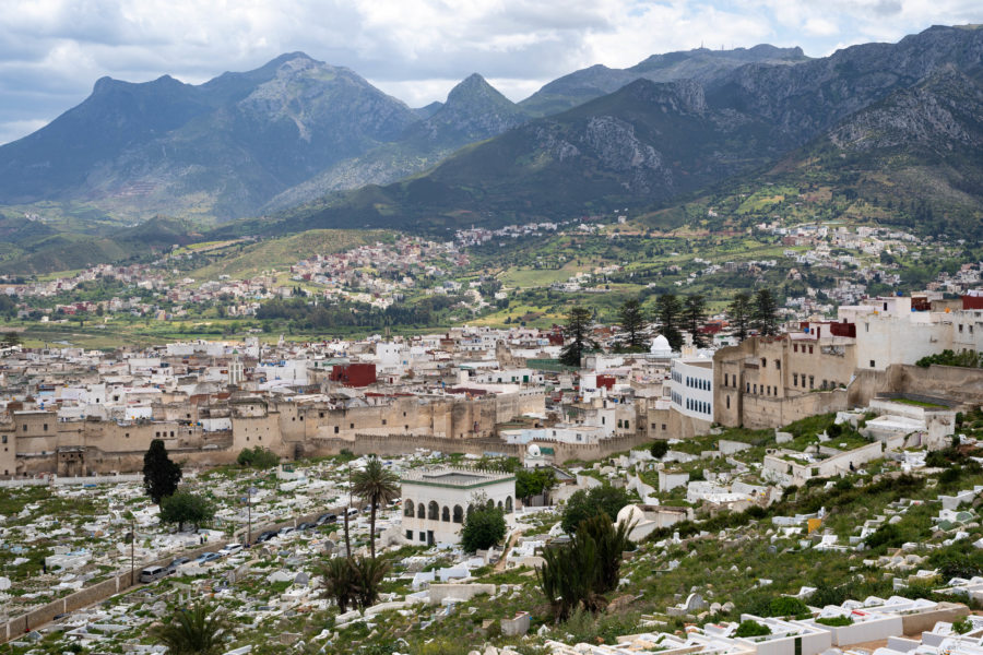 Vue sur Tetouan depuis le cimetière