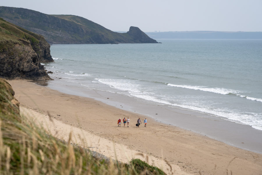 Cyclotourisme au Pays de galles entre Newgale et Broad Haven