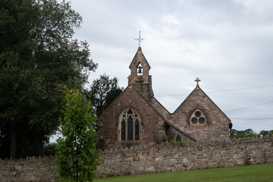 Eglise sur la route entre Gower et Swansea au Pays de Galles