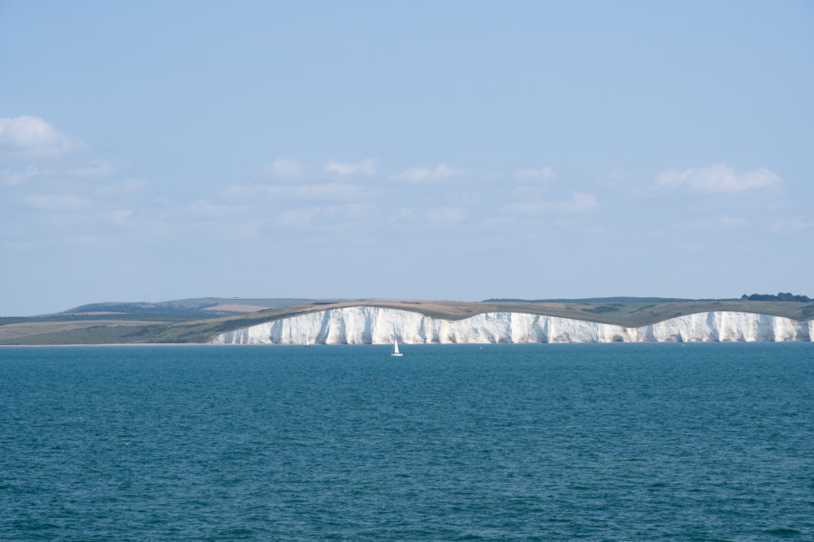 Falaises des Seven Sisters en Angleterre