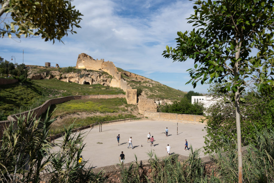 Foot entre Borj Nord et la médina de Fès