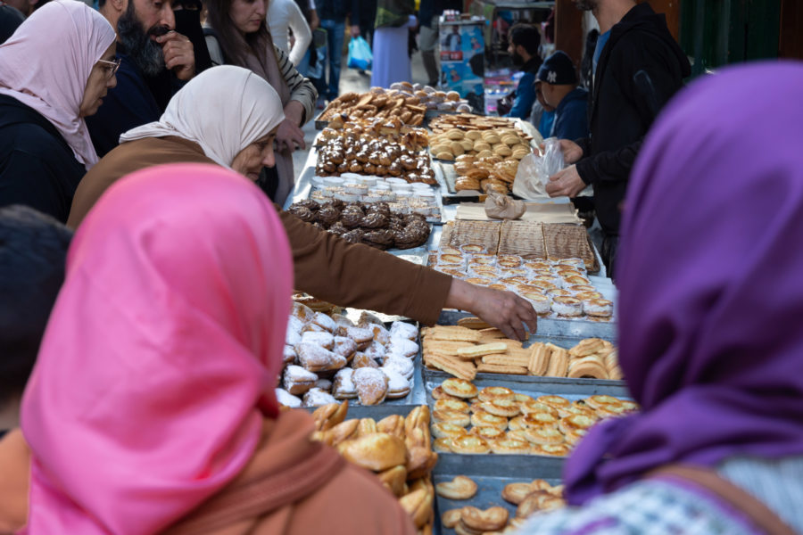 Biscuits au marché de Tétouan