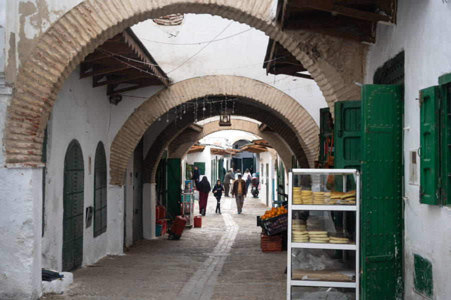 Médina blanche et verte à Tetouan