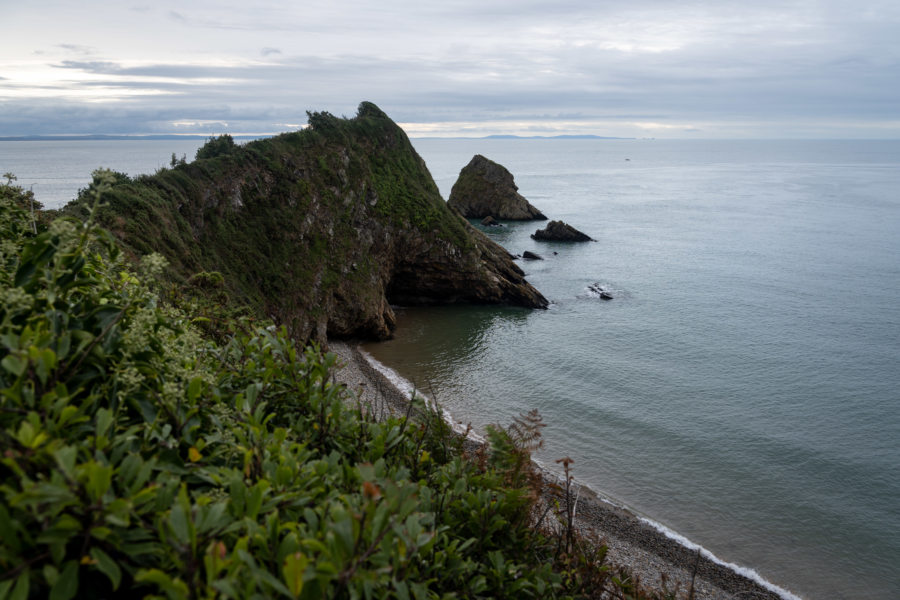 Monkstone point, crique près de Saundersfoot