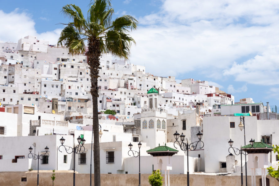 Parc Feddan à Tetouan, ville blanche