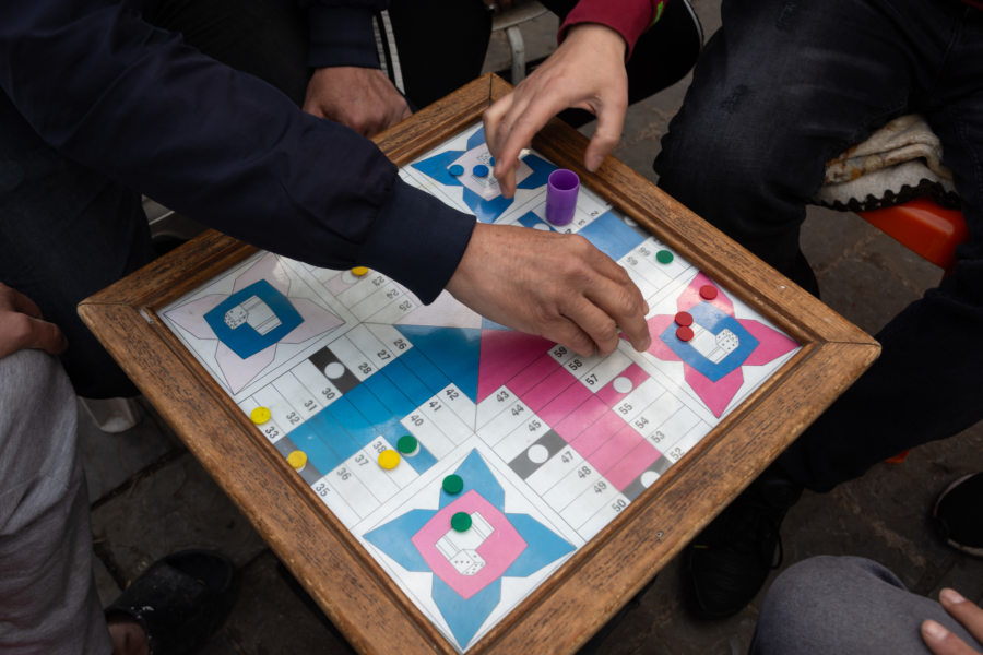 Parchis, jeu de societé marocain