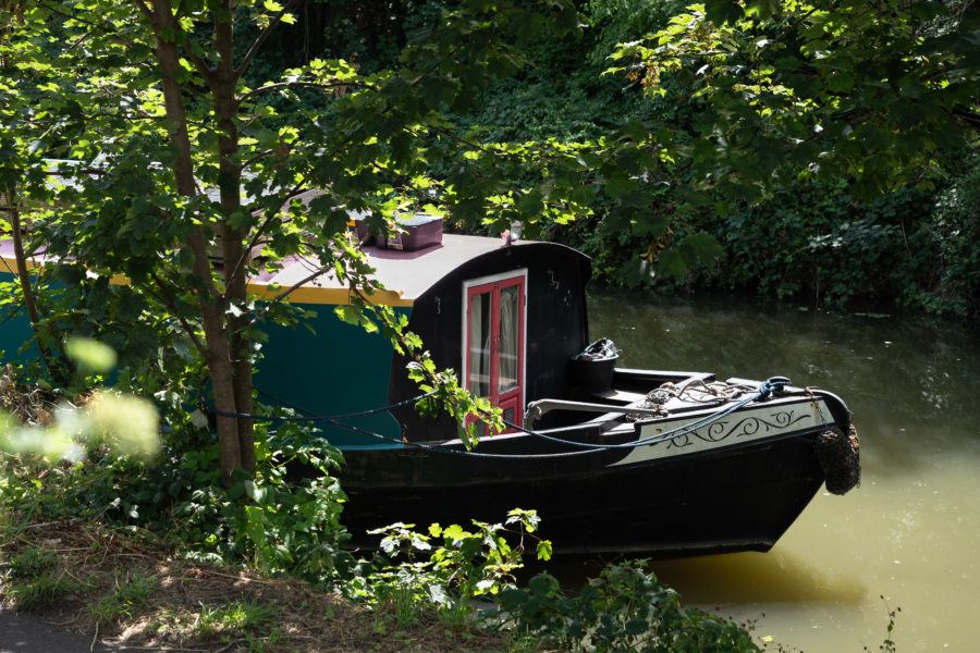 Péniche sur l'Avon entre Bristol et Bath