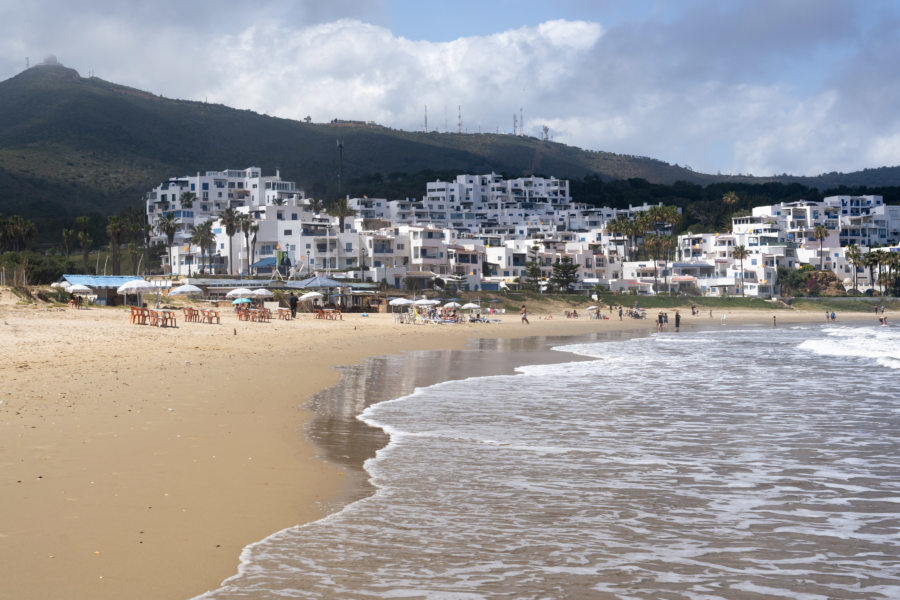 Plage de Cabo Negro près de Tetouan au Maroc