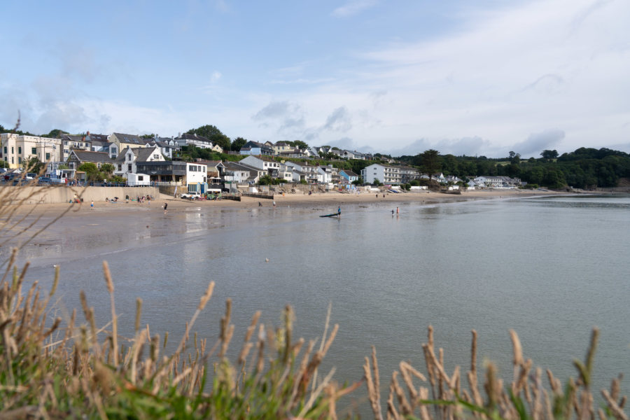 Plage de Saundersfoot au Pays de Galles