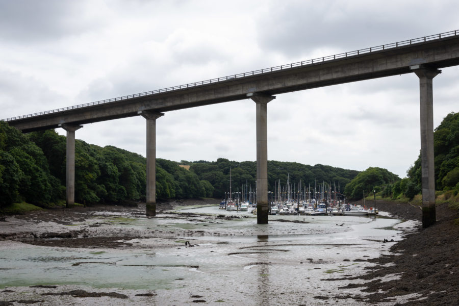Pont entre Johnston et Pembroke au Pays de Galles
