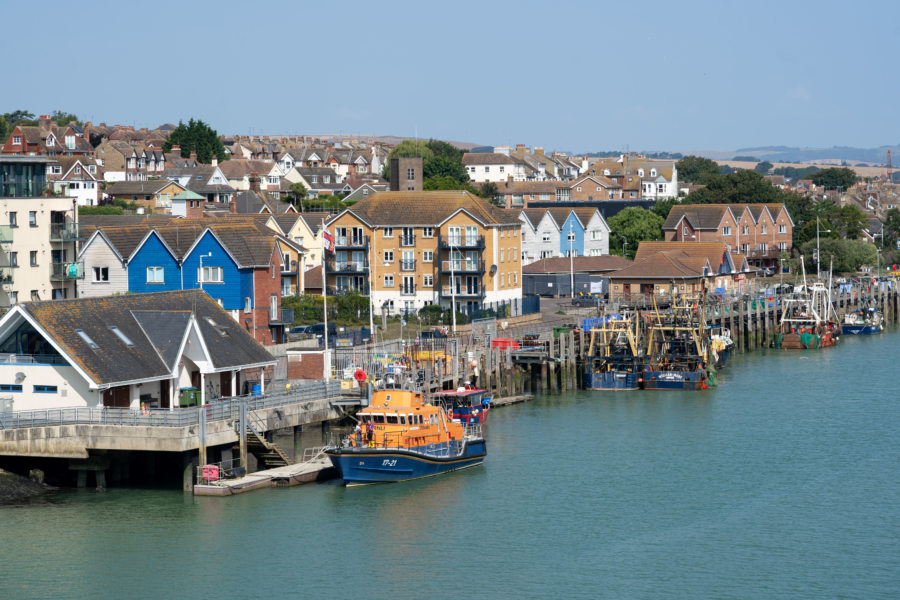 Port de Newhaven en Angleterre