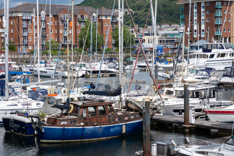 Port de Swansea, voyage au Pays de Galles
