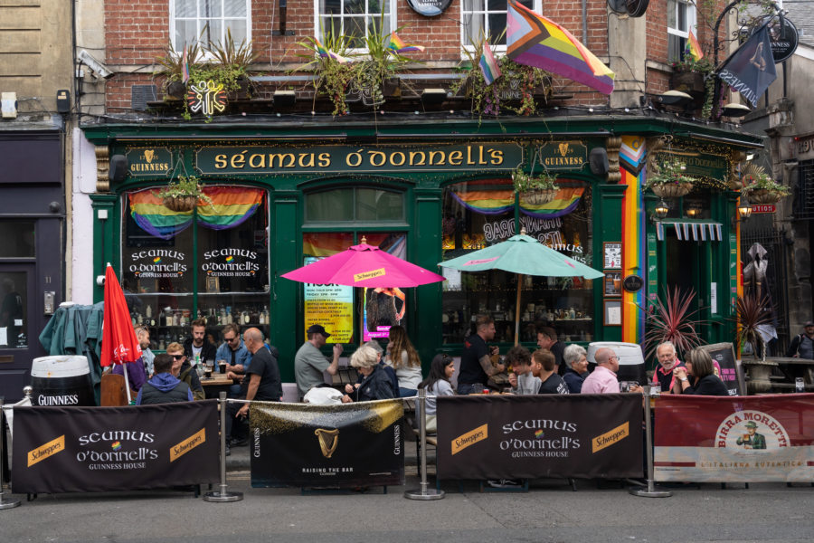 Visite de Bristol : pub derrière le St Nicholas market