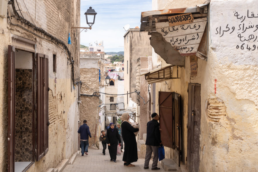 Quartier andalou à Fès au Maroc