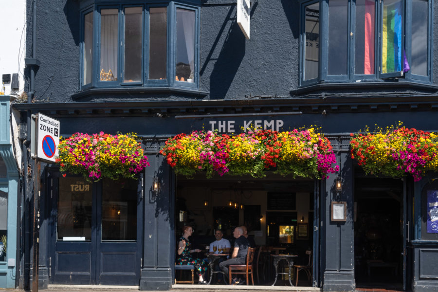 Pub dans le quartier de Kemptown à Brighton