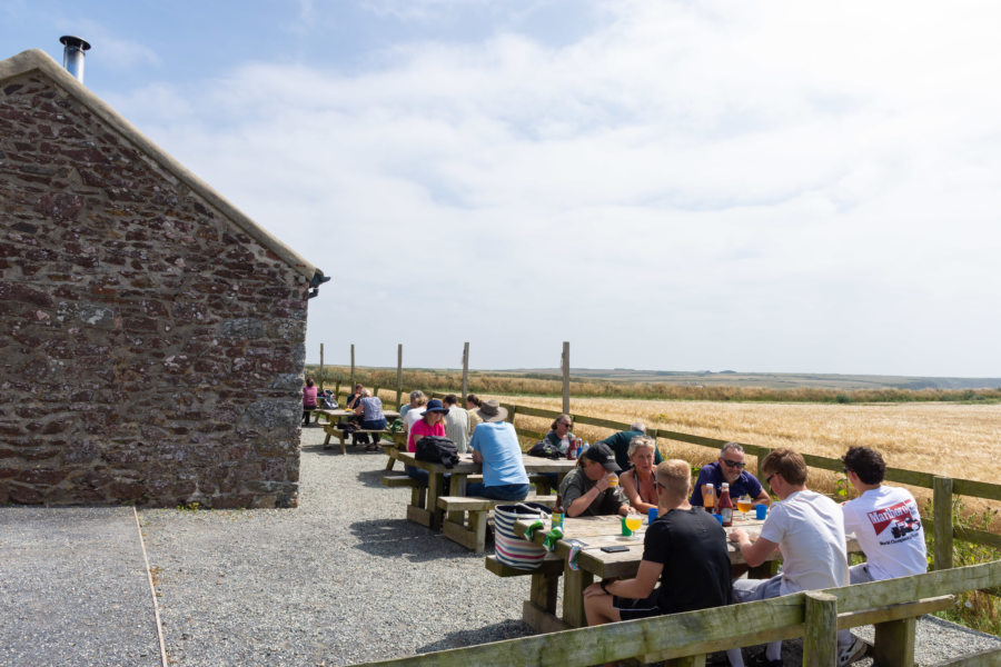 Restaurant le midi sur la péninsule de Marloes au Pays de Galles