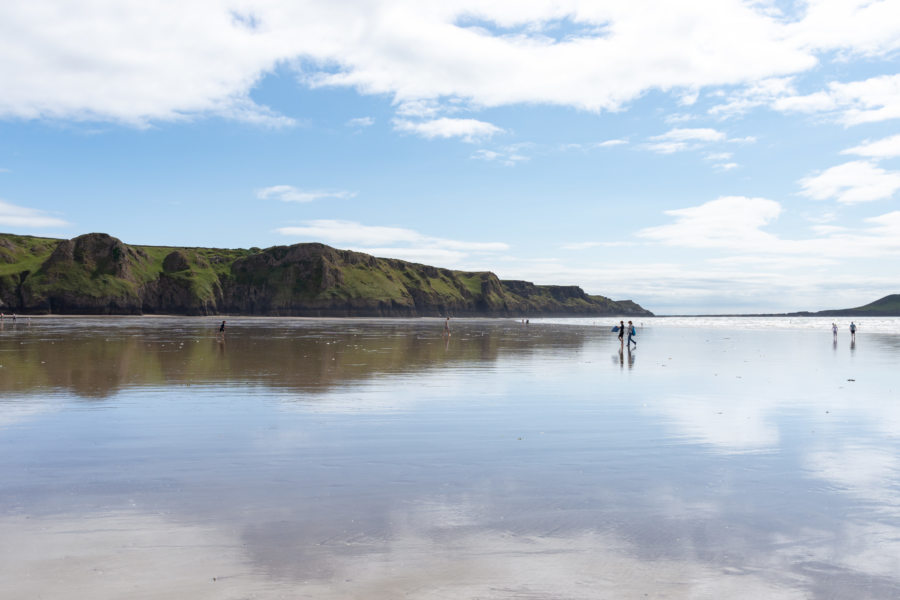 Plage de Rhossili, voyage au Pays de Galles