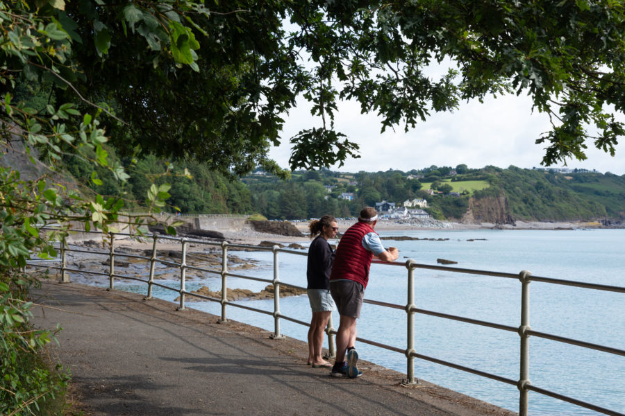 Piste cyclable et piétonne près de Saundersfoot au Pays de Galles