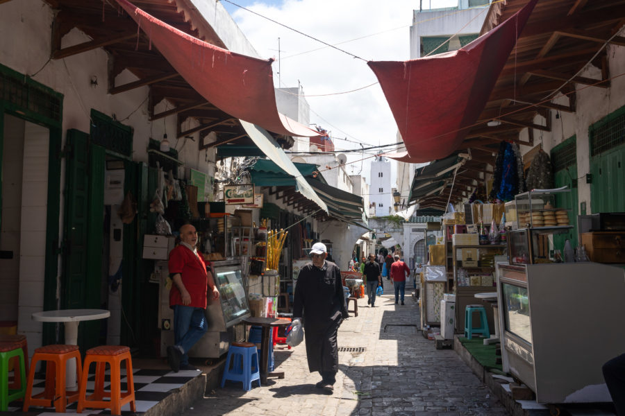 Souk de Tetouan au Maroc
