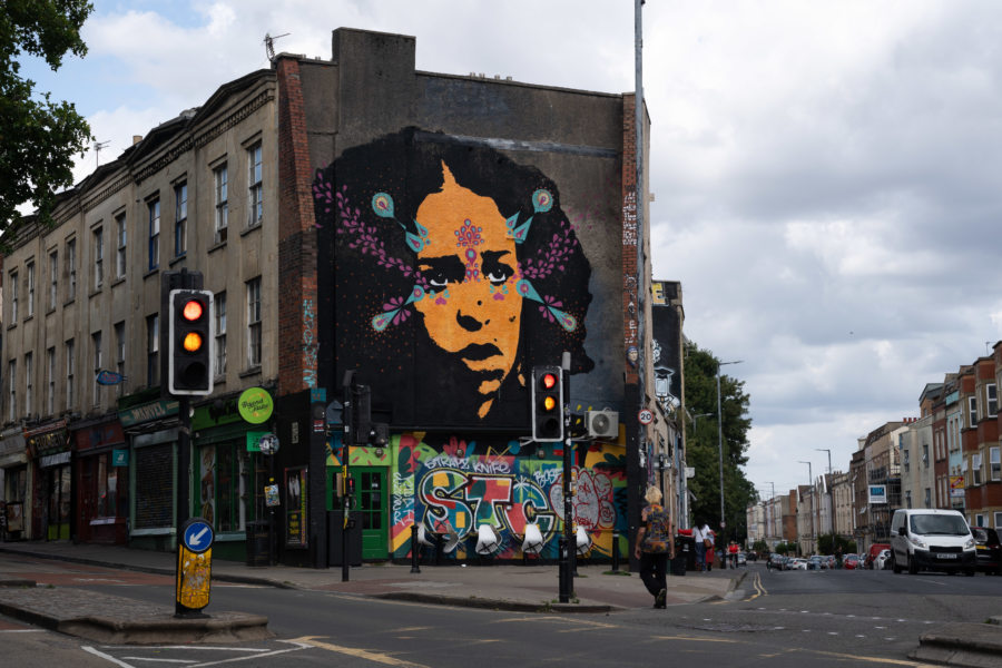 Street art à Stokes croft, Bristol