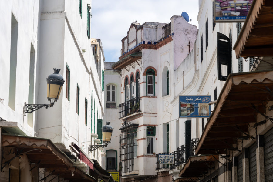 Rue des tissus près du quartier juif de Tetouan