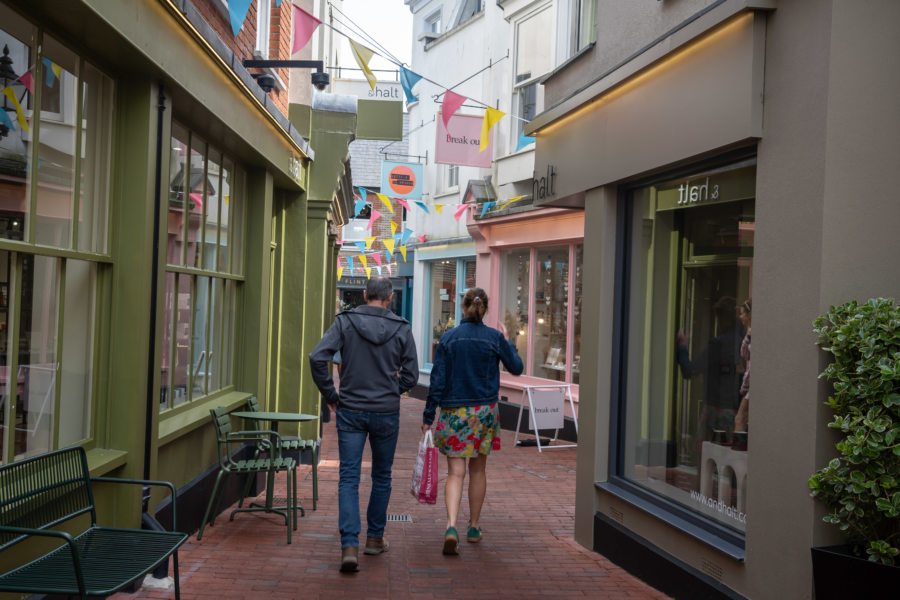 The lanes près de Brighton square