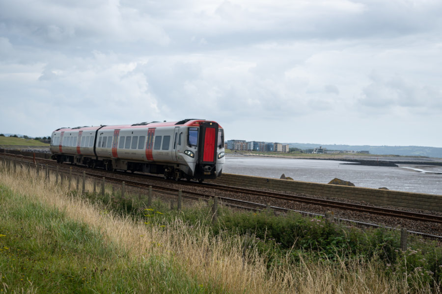 Train à Llanelli, voyage au Pays de Galles