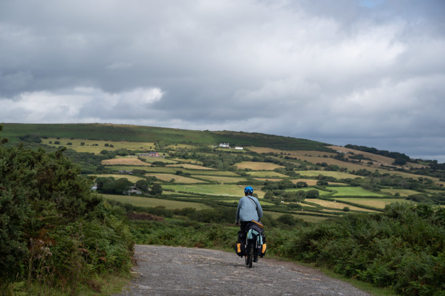 Voyage à vélo à Gower, Pays de Galles, entre Llangennith et Rhossili