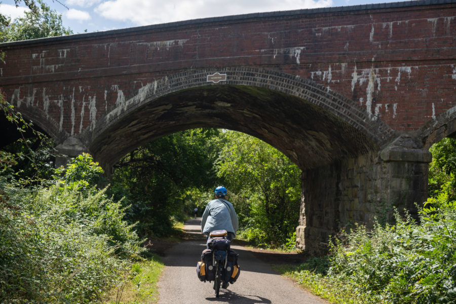 Piste cyclable entre Bristol et Bath en Angleterre