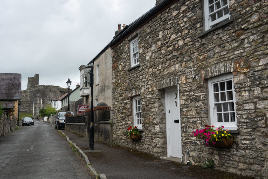 Village de Kidwelly au Pays de Galles