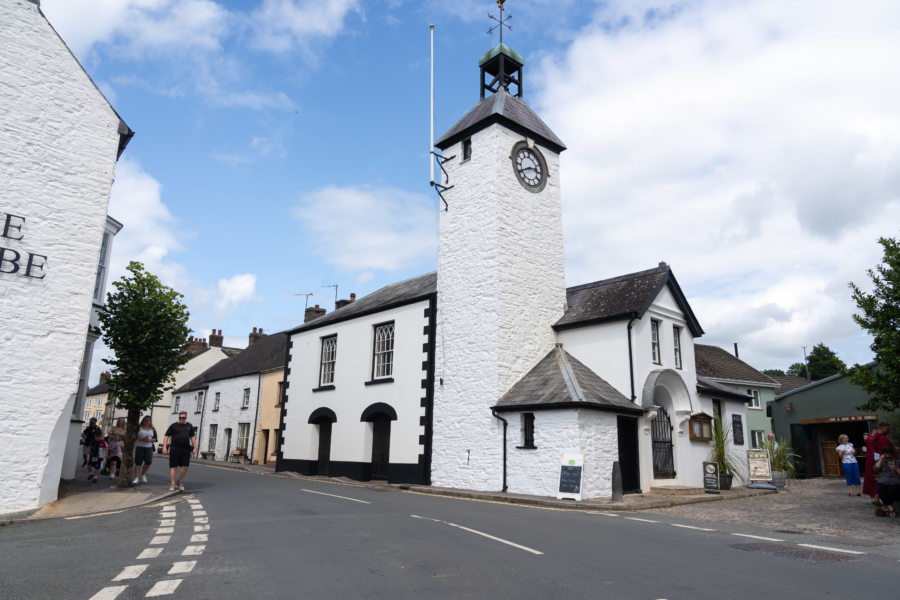 Ville de Laugharne au Pays de Galles
