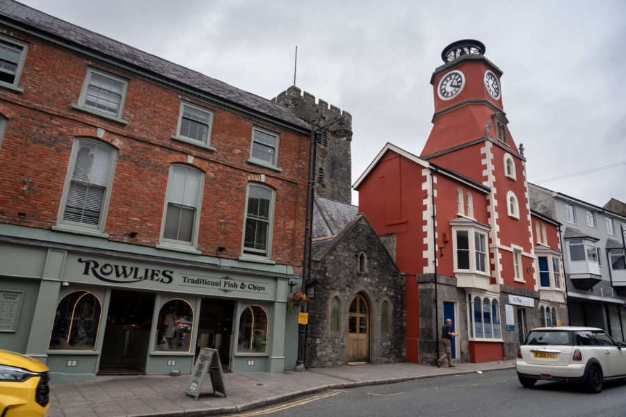 Ville de Pembroke au Pays de Galles