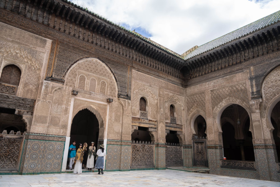 Visite de la médersa Bou Inania à Fès