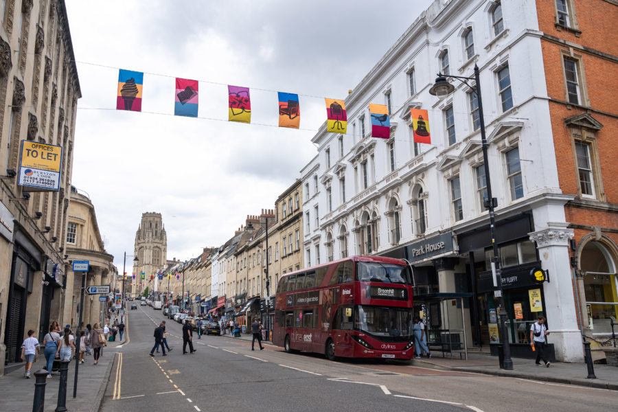 Voyage à Bristol : Queens Road / Park Street