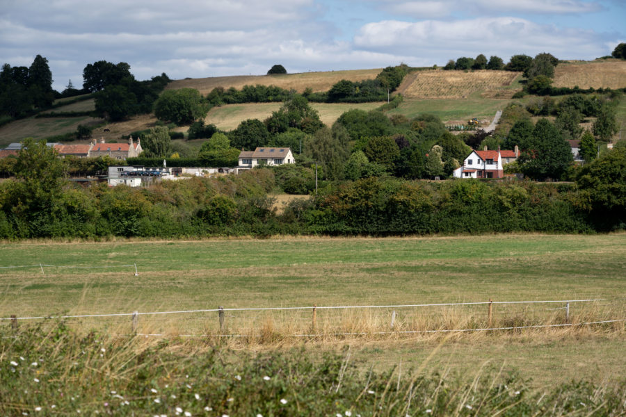Voyage à vélo dans la campagne entre Bristol et Bath