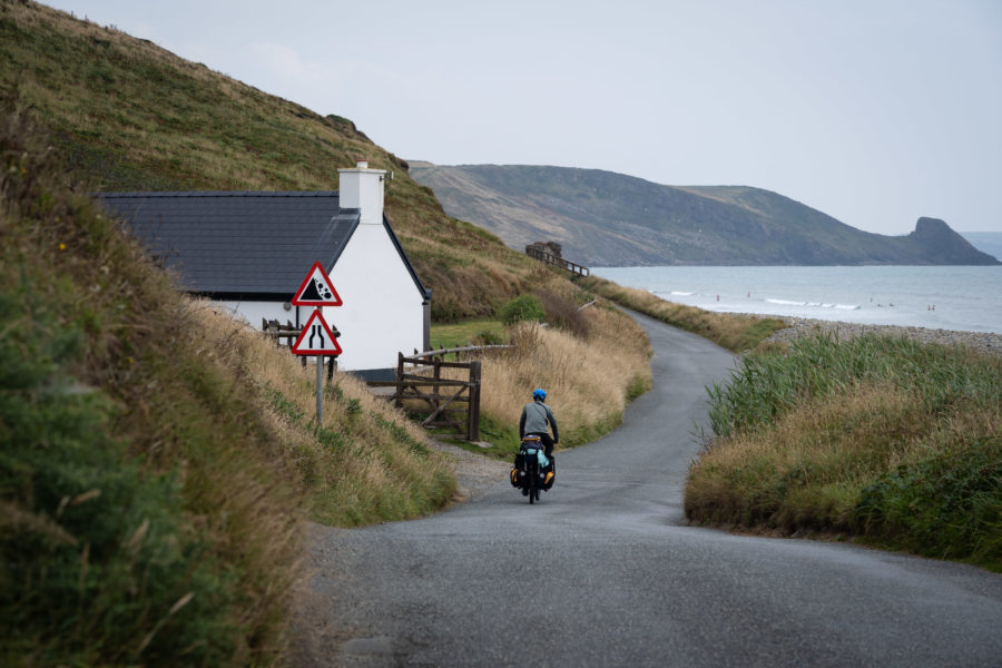 Voyage à vélo entre Newgale et Broad Haven au Pays de Galles