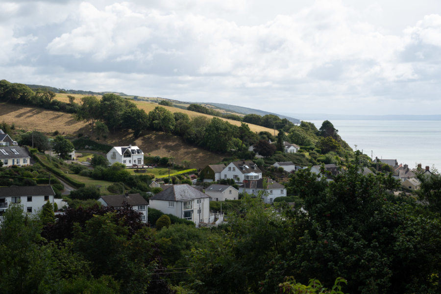 Voyage à vélo entre Saundersfoot et Laugharne, Pays de Galles