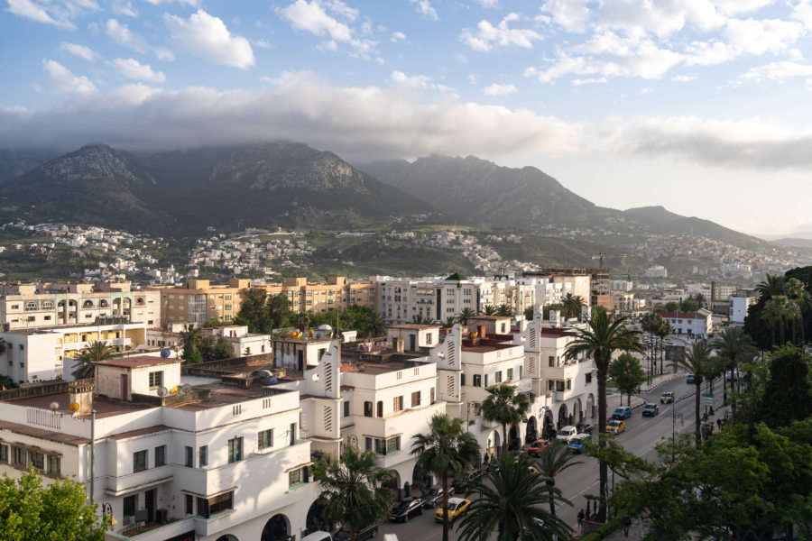 Vue sur Tetouan depuis le café Borj El Hafa