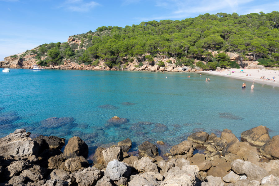 Platja des bot à Algaiarens, île de Minorque