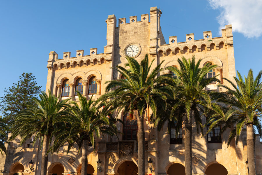 Architecture à Ciutadella, île de Minorque