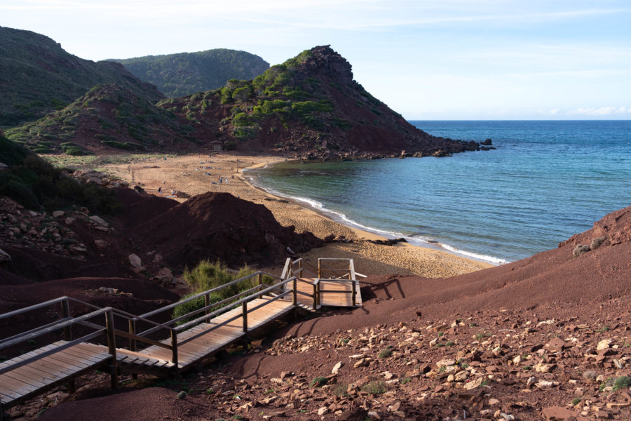 Cala del Pilar, plage sauvage de Minorque