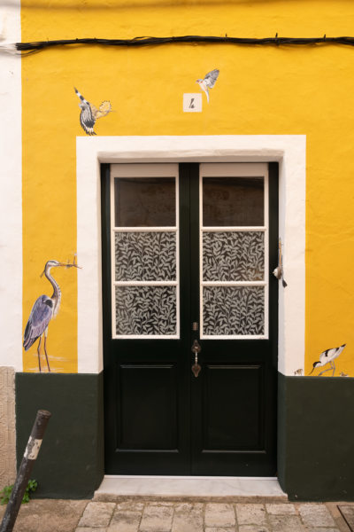 Maison jaune à Ciutadella, Minorque