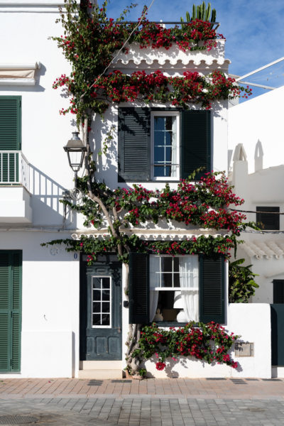 Jolie maison blanche à Fornells, Minorque
