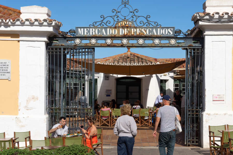 Marché aux poissons de Port Mahon à Minorque
