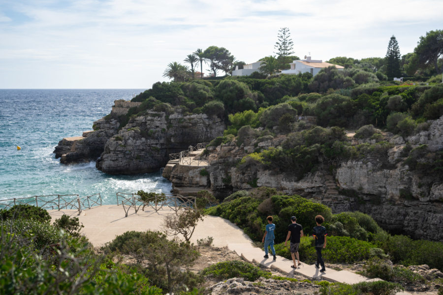 Cala N Brut sur l'île de Minorque
