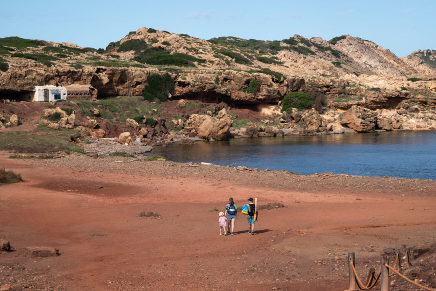 Plage de Binimel La, randonnée à Minorque